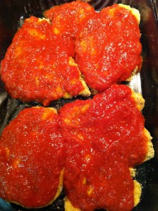 Oven Baked Chicken Parm
