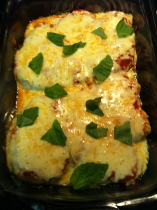 Oven Baked Chicken Parm