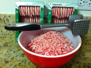 crushing candy canes