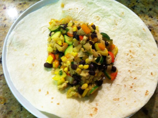 Tempeh Vegetable Burritos