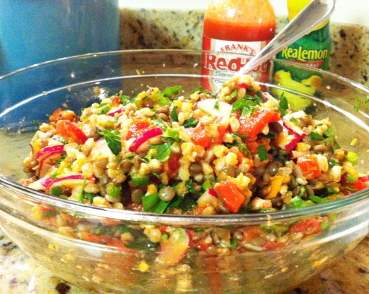 Lentil Farro Salad