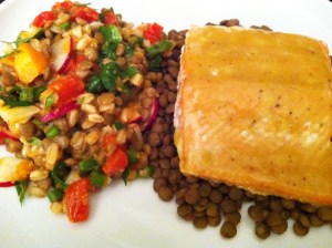 Lentil Farro Salad
