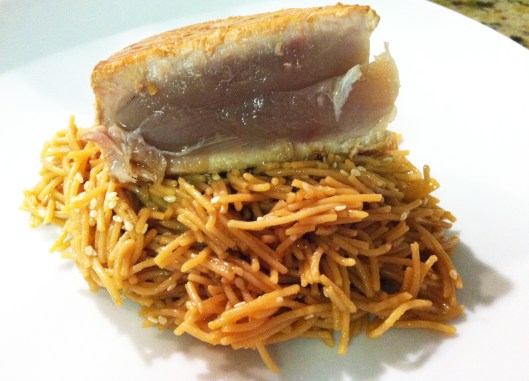 Seared Ahi Tuna with Asian Noodles