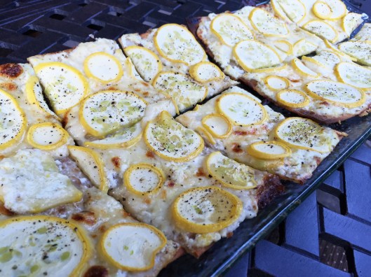 Ricotta Summer Squash Flatbread