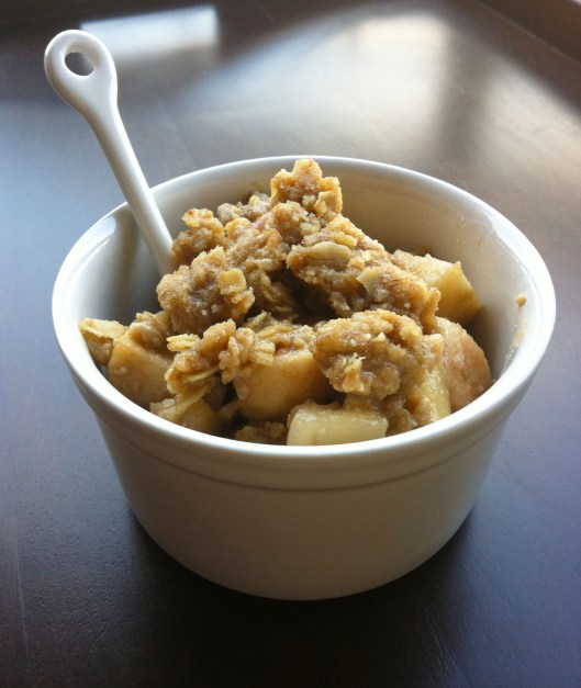 Spiked Apple Pear Crisp