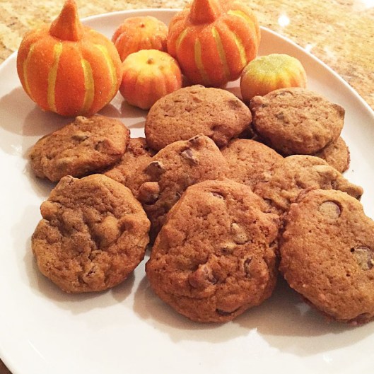 Pumpkin Chocolate Chip Cookies