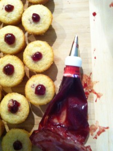 Lemon Raspberry Mini Cupcakes