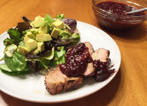 Blackberry BBQ Spice Rubbed Pork Loin