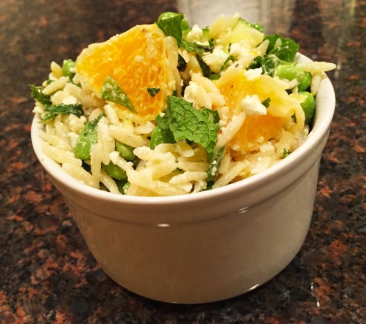 Orange Mint Orzo Salad