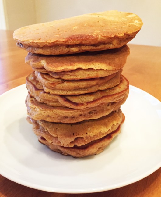 Whole Wheat Oat Pancakes