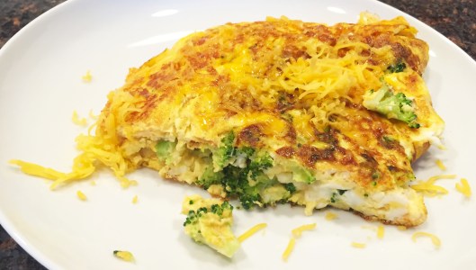 Broccoli Cheddar Omelette